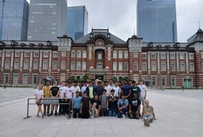 Outside Tokyo Station Day 1 outside Tokyo station 2