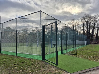 Cricket nets completion 2